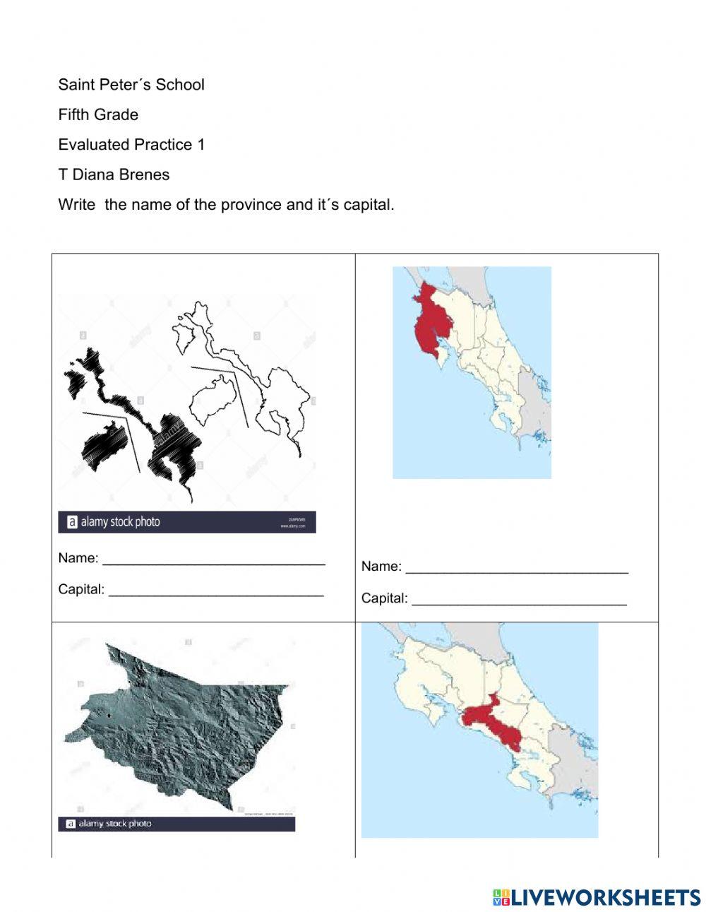 Provinces Costa Rica