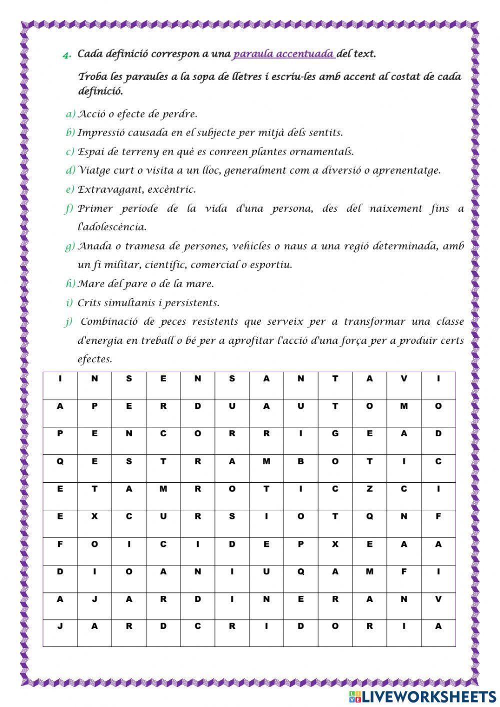 Accentuació i dièresi II