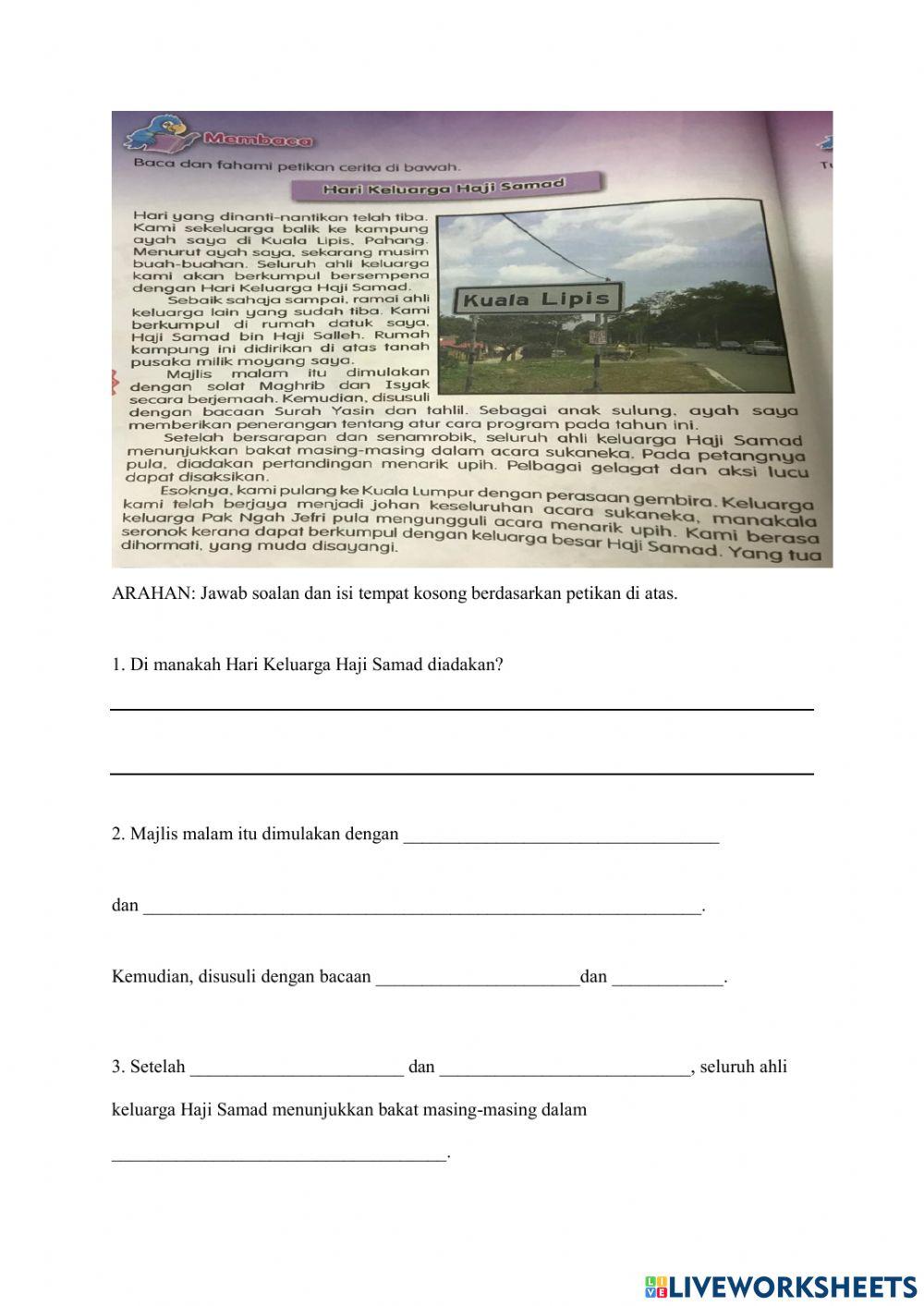 Hari keluarga haji samad