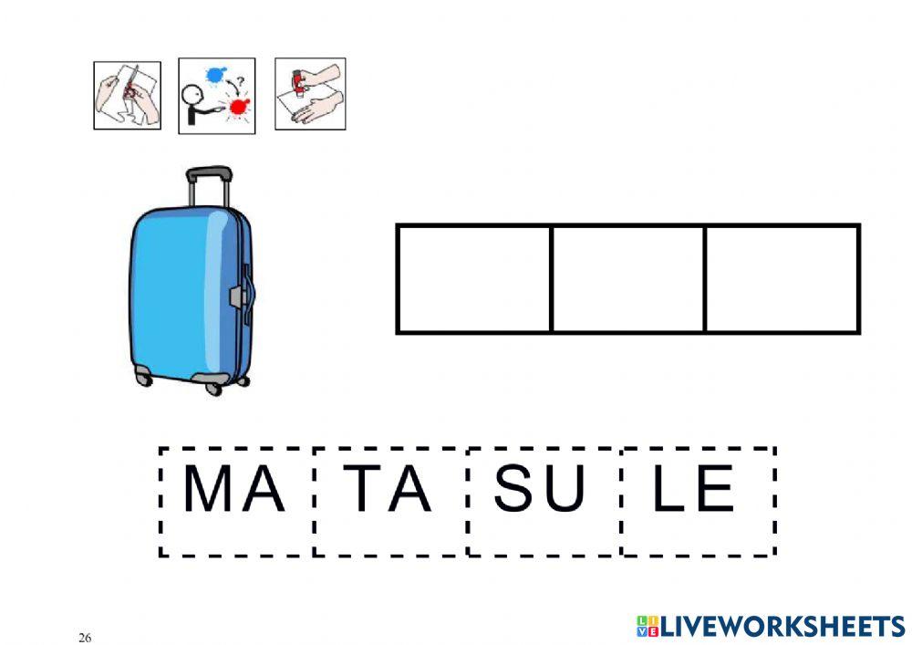 Componemos palabras a partir de sílabas