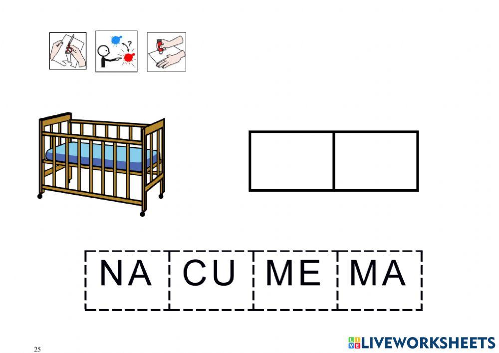 Componemos palabras a partir de sílabas