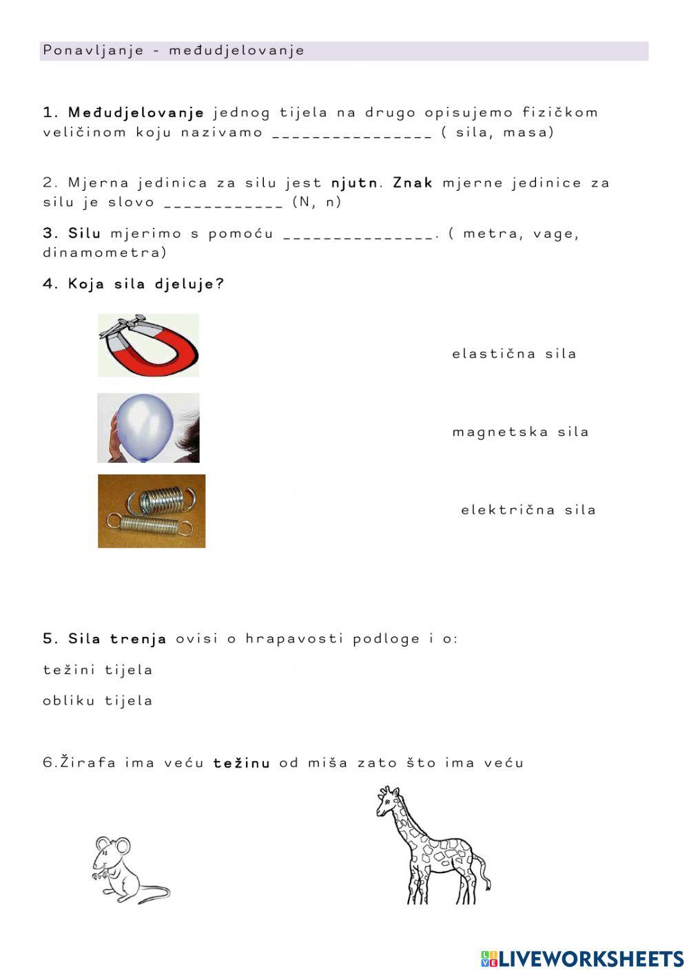 Međudjelovanje-ponavljanje