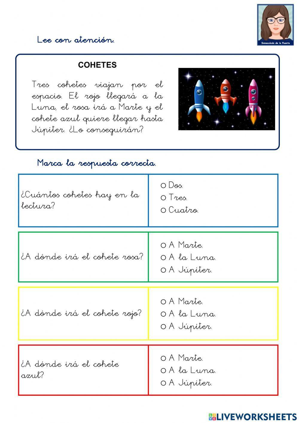 C.LECT. 1º Cohetes