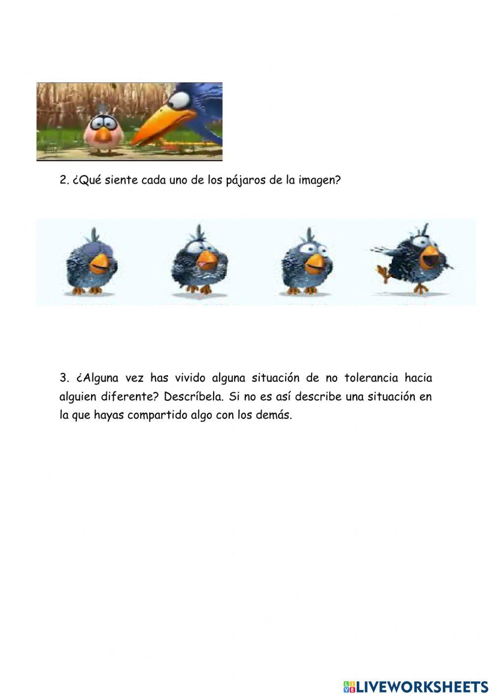 Corto pájaros trabajar tolerancia