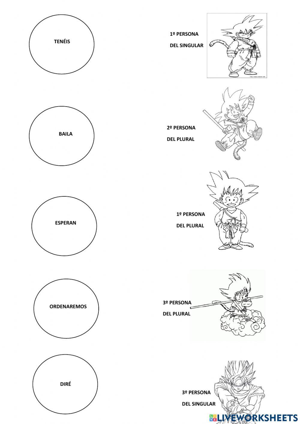 El verbo: número y persona