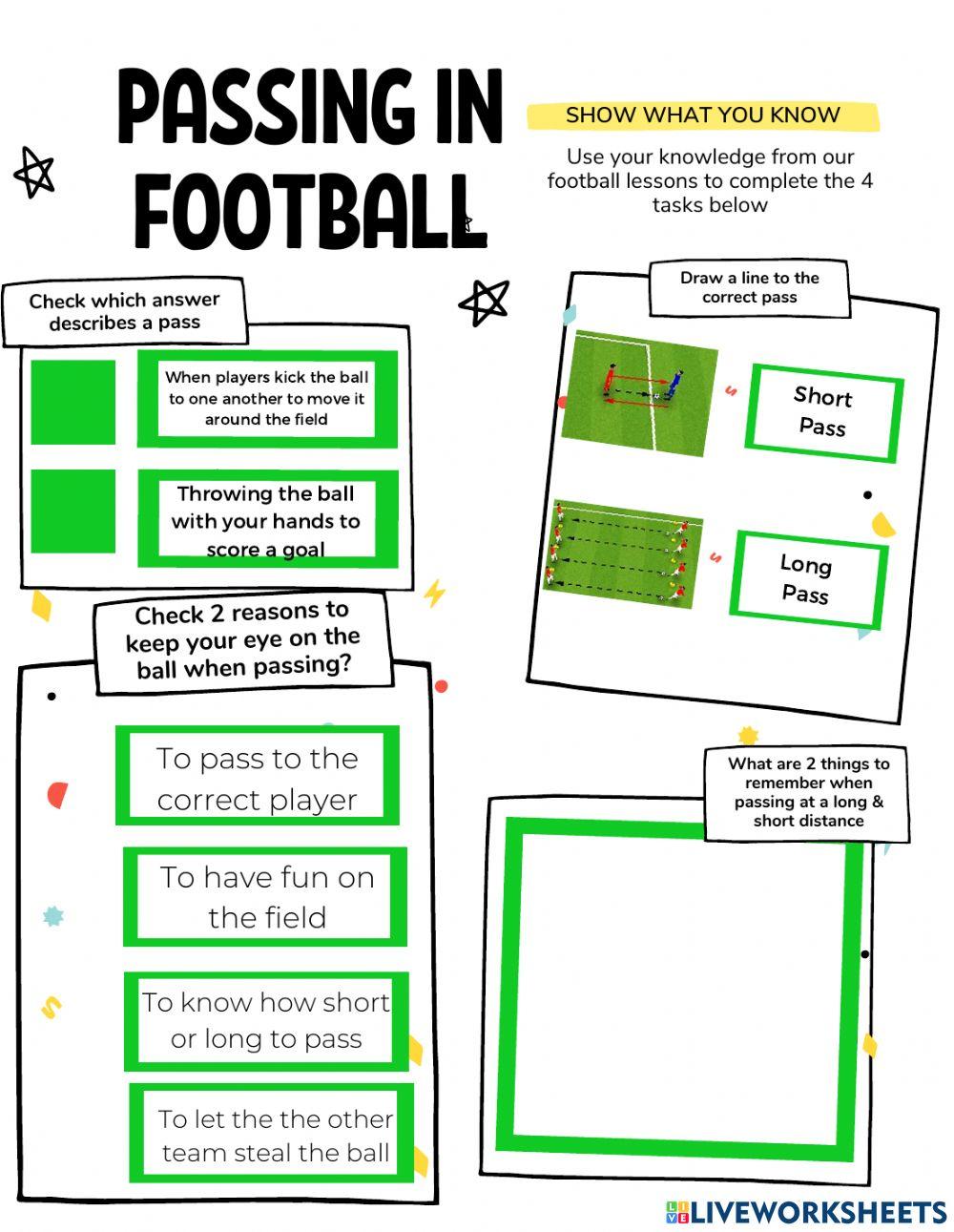Football Passing Review