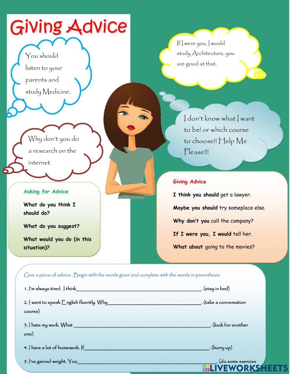 Giving Advice image.
