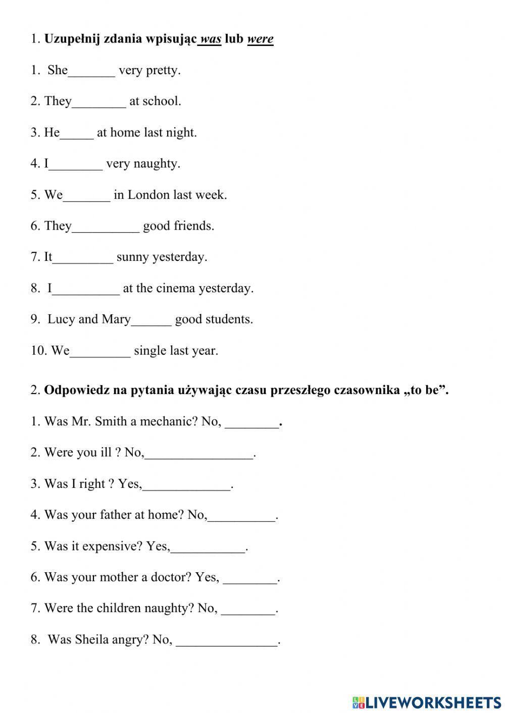 Was-were there was-there were