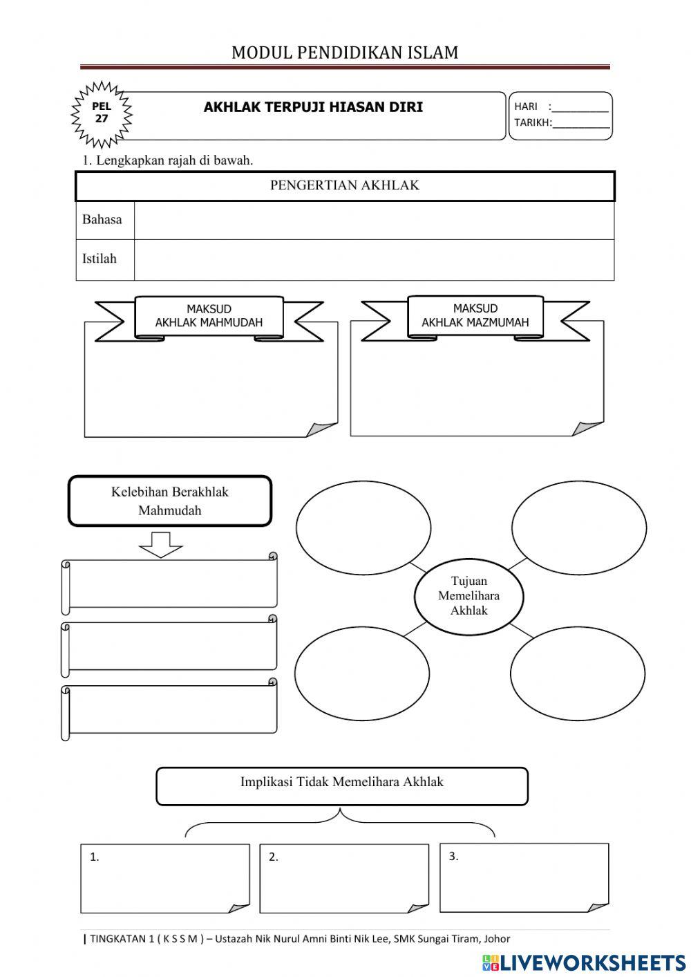 PEL 27: AKHLAK TERPUJI HIASAN DIRI