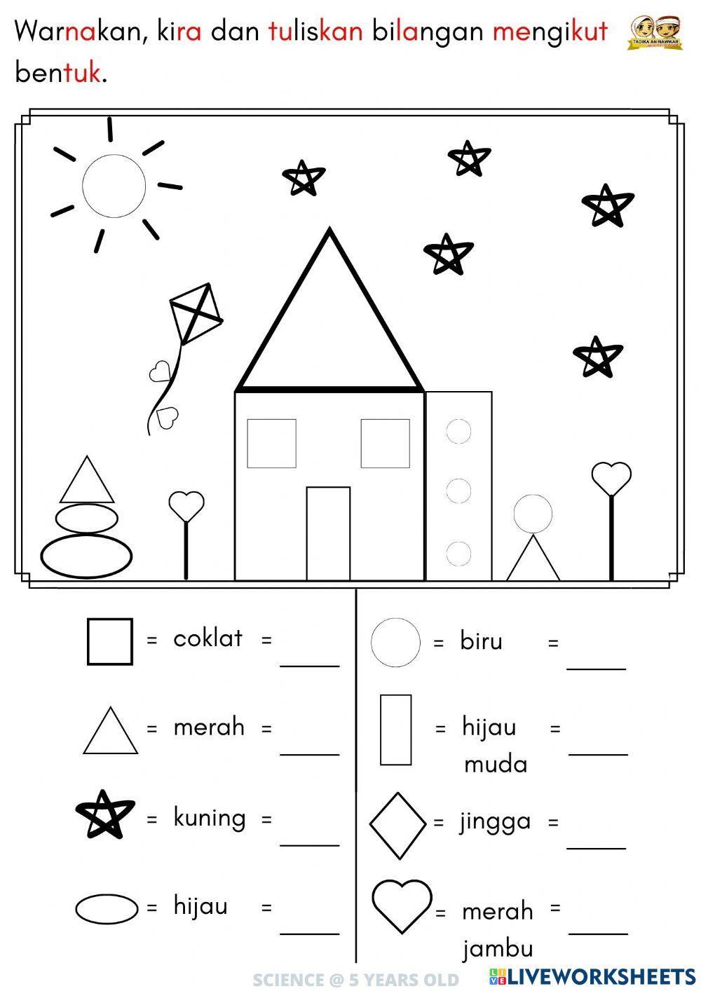 Sains : mengenal bentuk 6 (5  TAHUN)