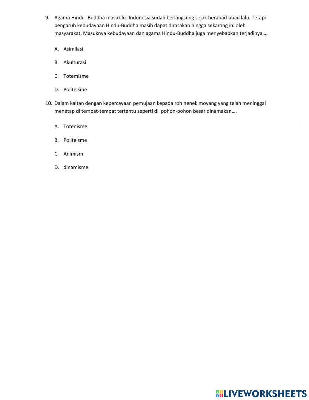 Masyarakat Indonesia Pada Masa Hindu-buddha Ditinjau Dari Aspek Geografis