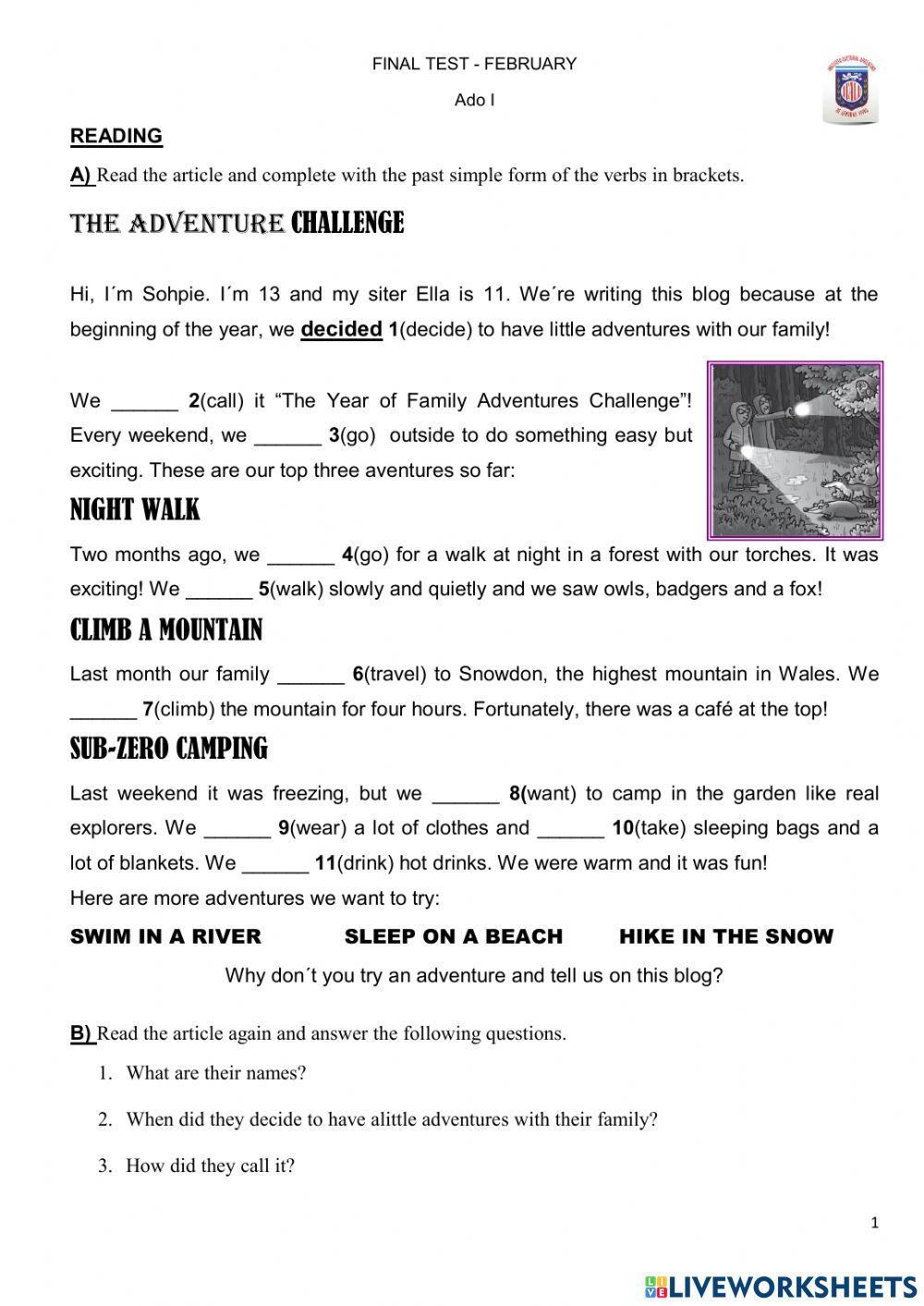 Anglo ADO I February