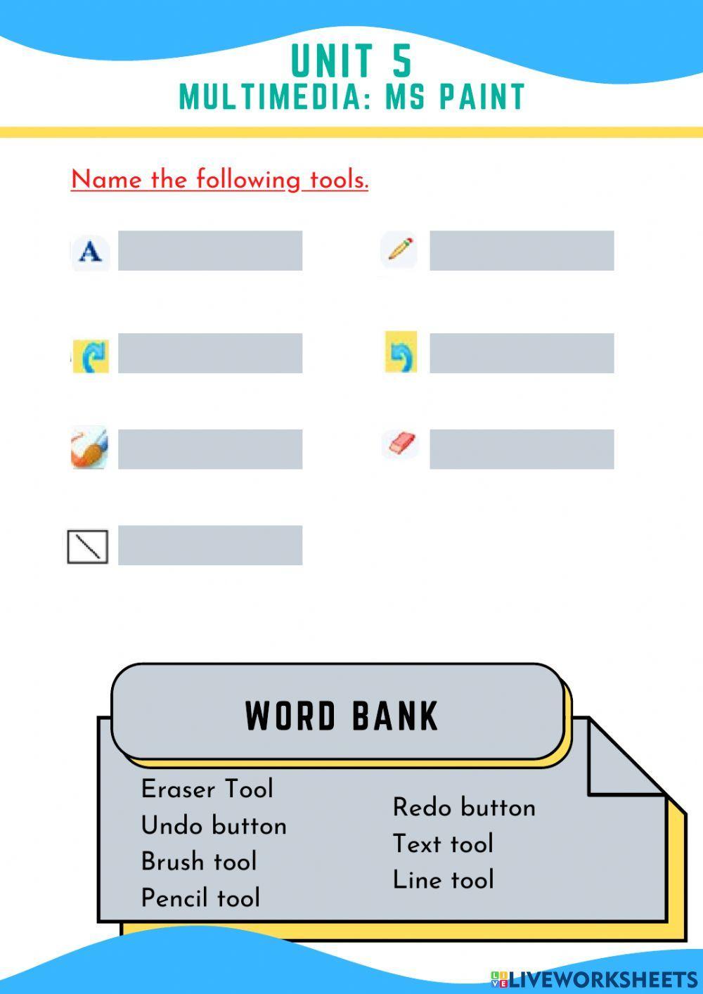 Multimedia- MS Paint