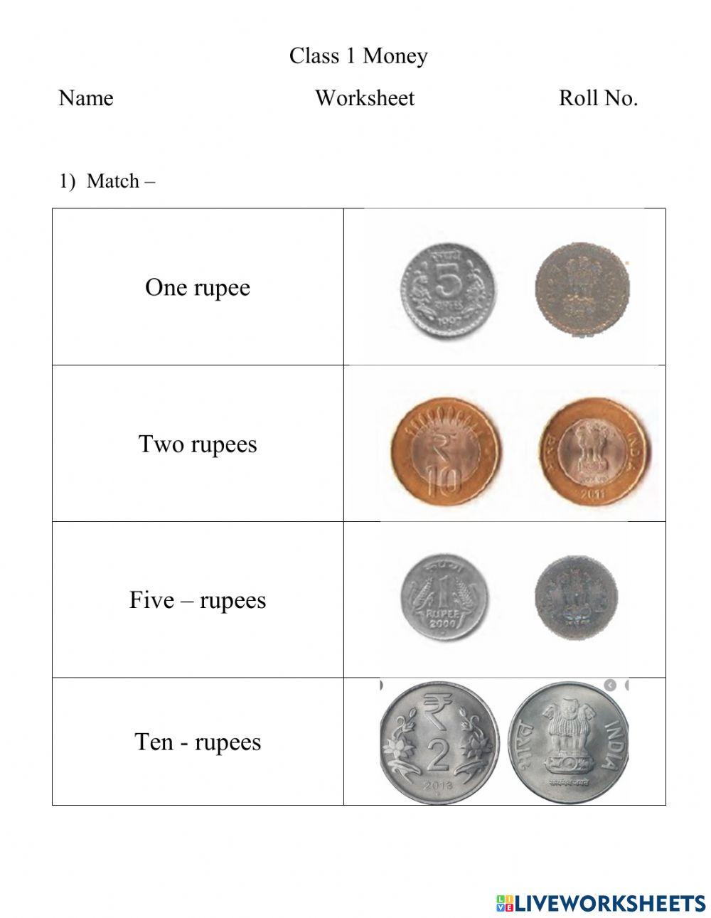 Money 746868 Abhishek LiveWorksheets money-746868-abhishek-liveworksheets