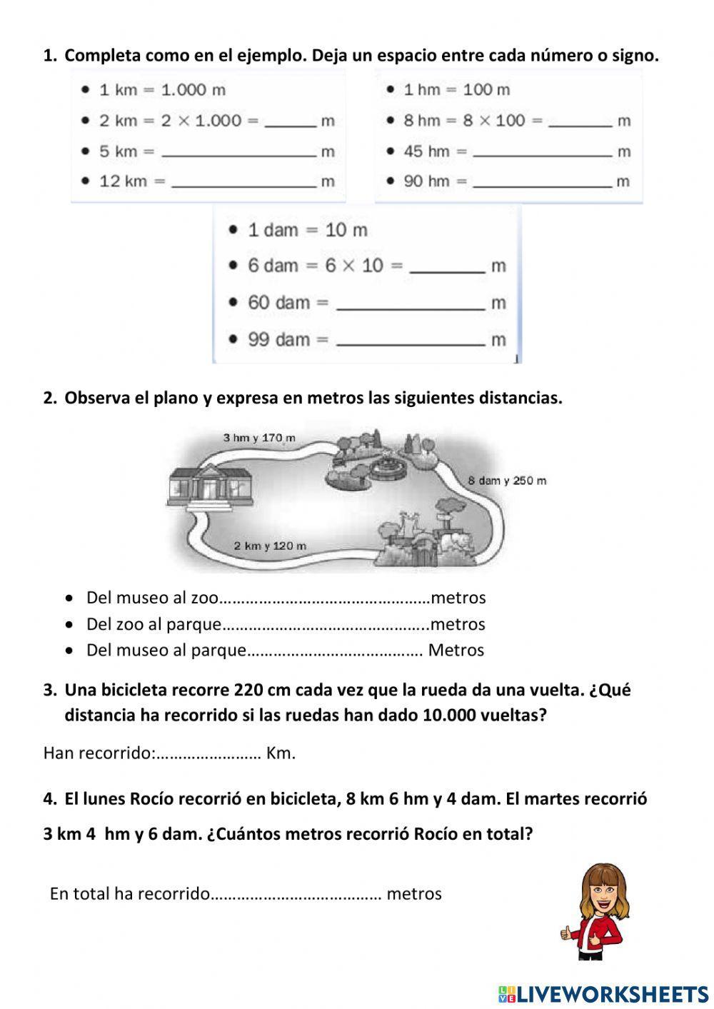 Resolución de problemas de medidas