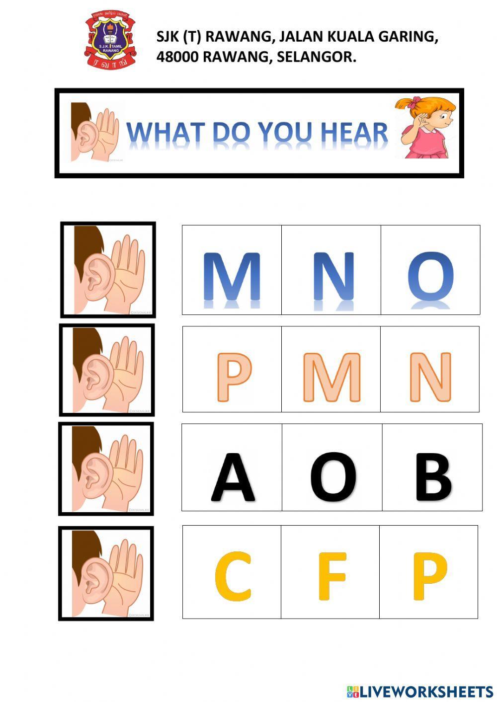 Capital letter and small letter