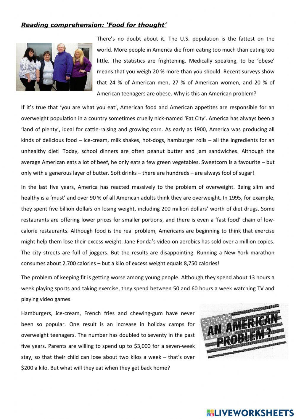 Food for thought (CL)