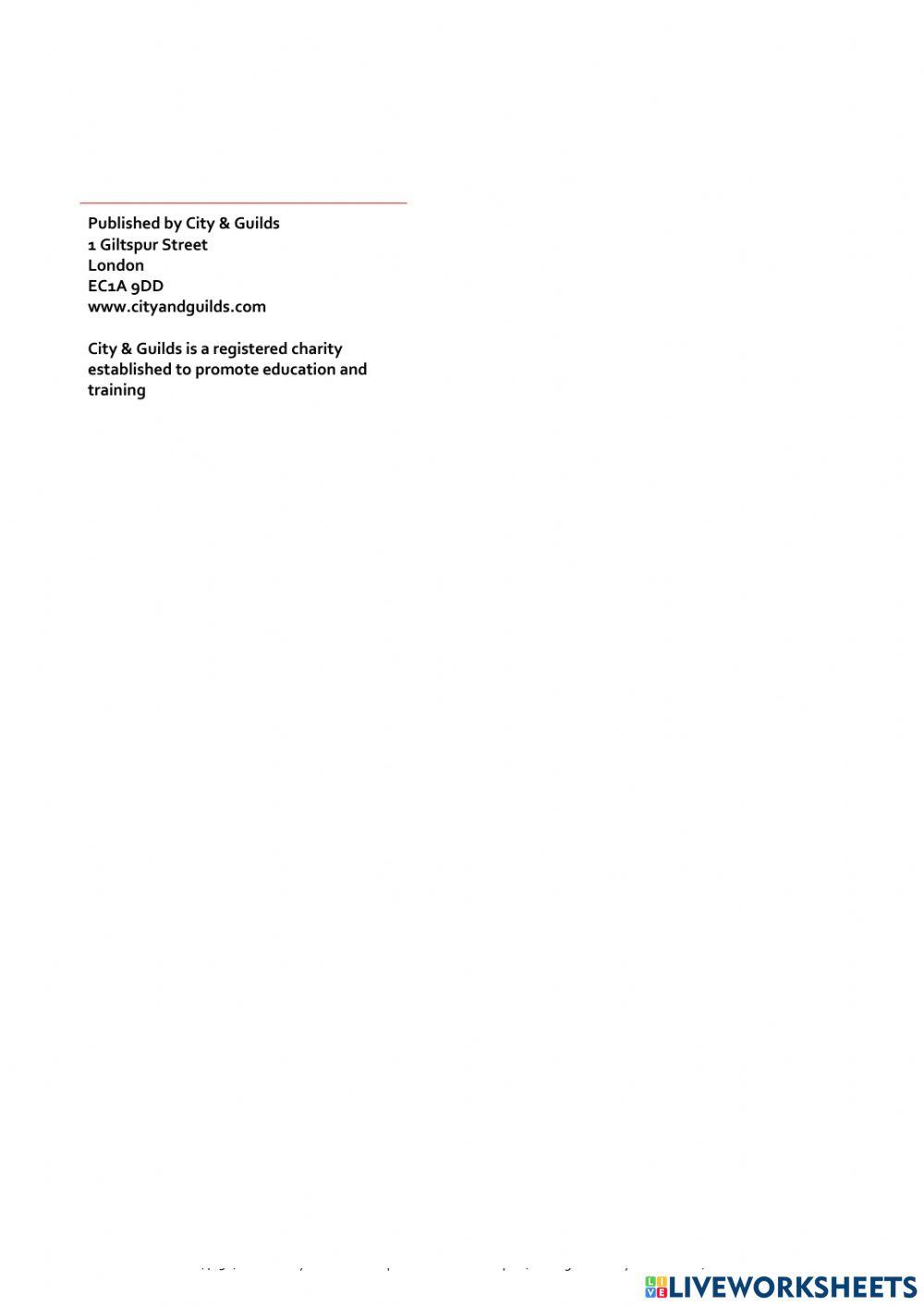 Level 1 Writing - Creativity