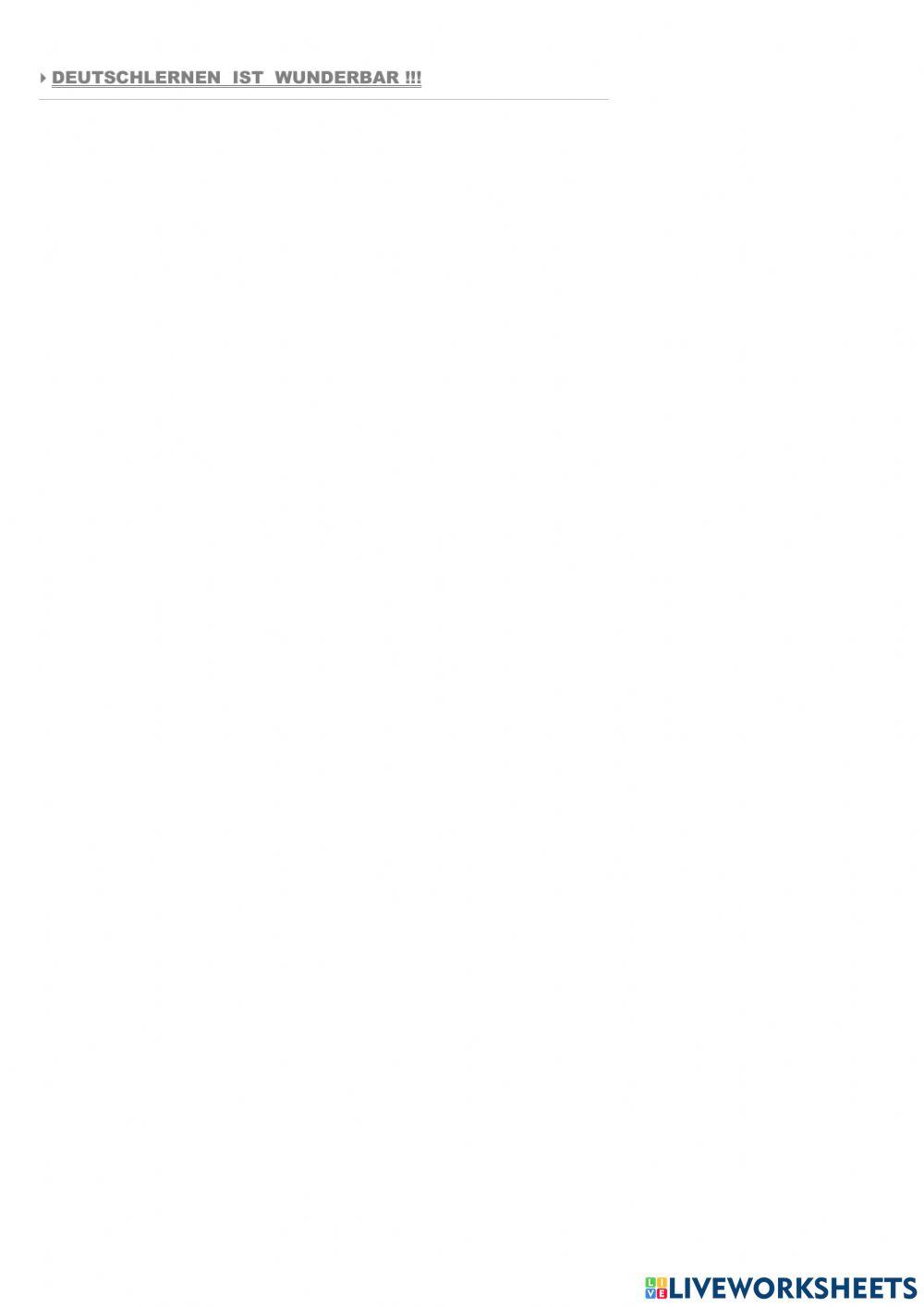 Die Trennbare Verben