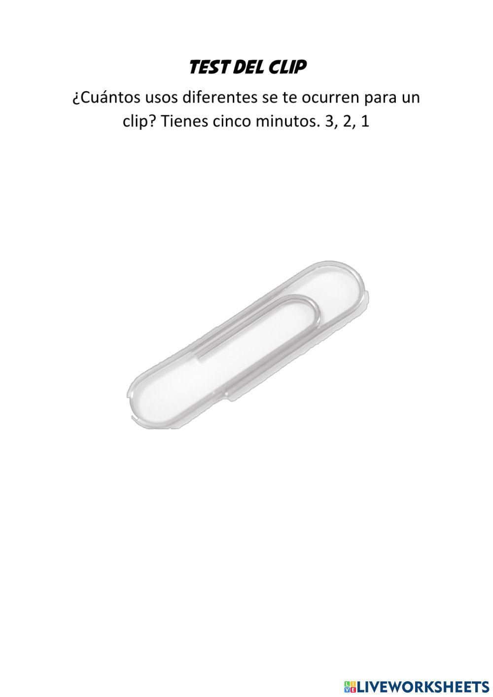 Test del clip (creatividad)