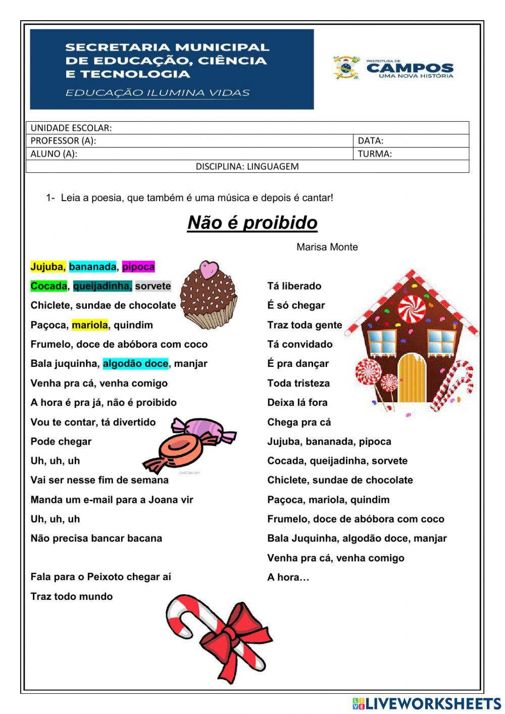 Gênero textual - Música