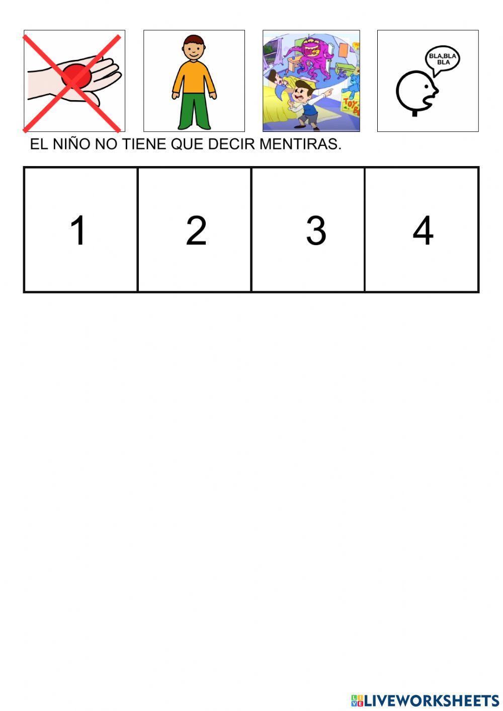 Comprensión de cuento: el niño que no quiere dormir solo