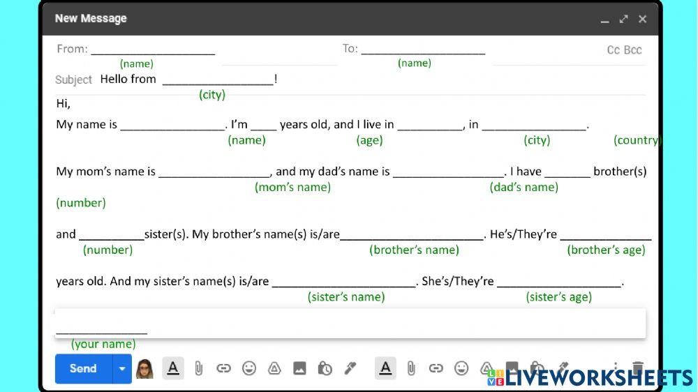 JR04-Writing- e-mail-family