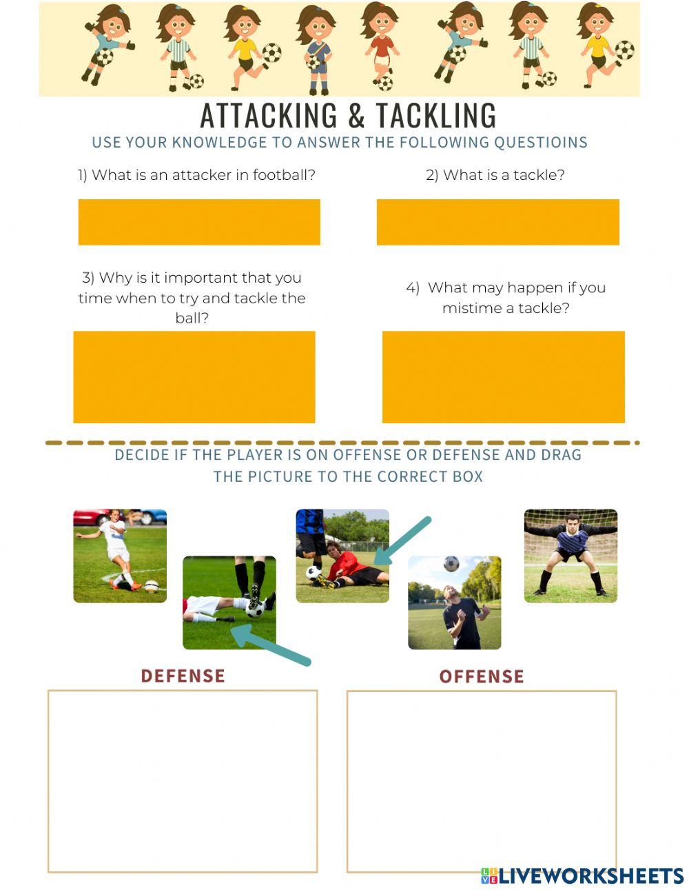 Football Attacking & Tackling