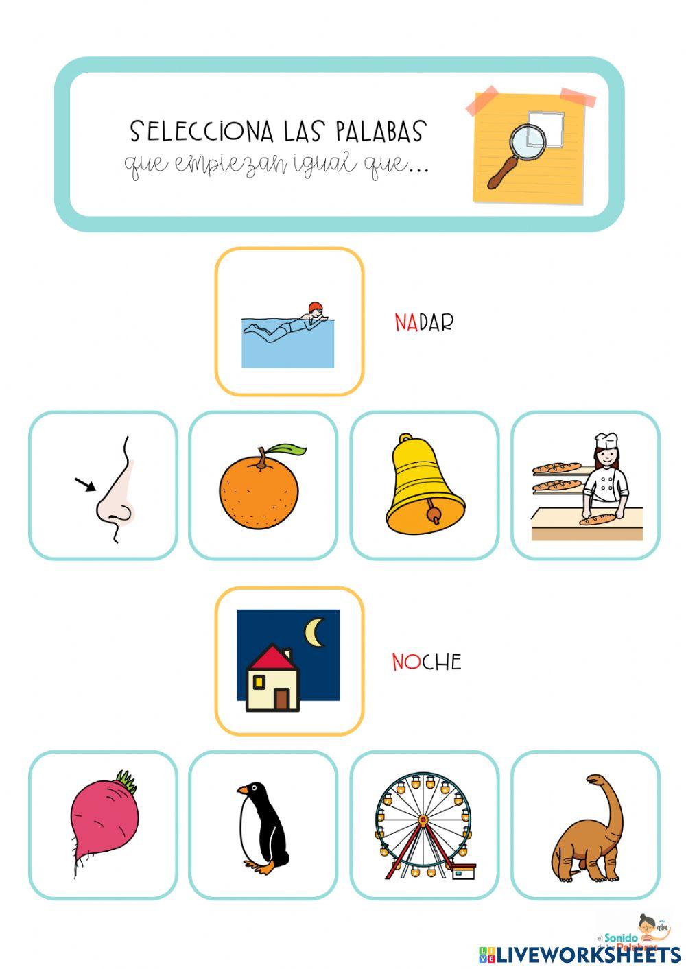 FONEMA N - Conciencia Silábica