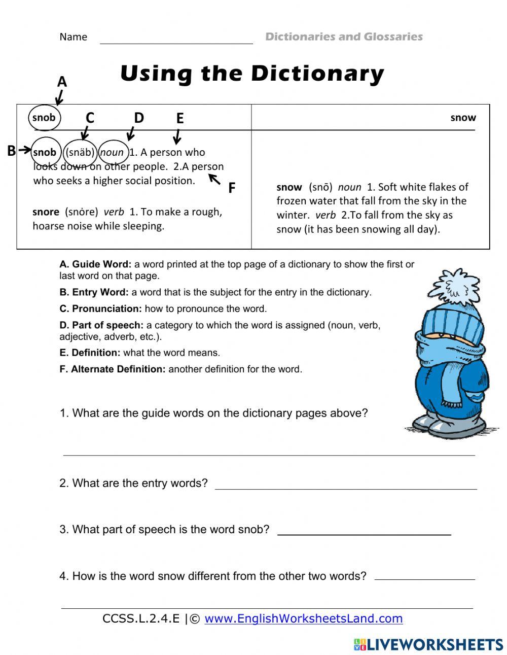 Using a dictionary 6438278 cindy l sager live