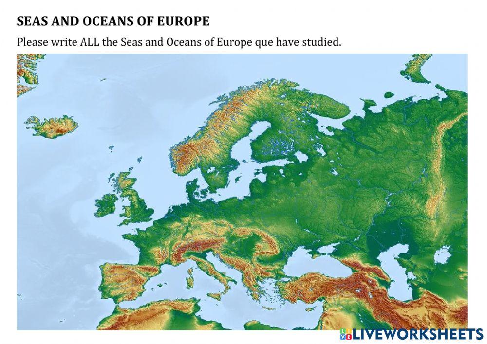 European Seas and Oceans