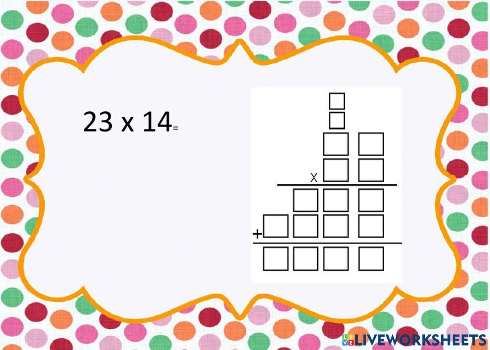 Lattice multiplication