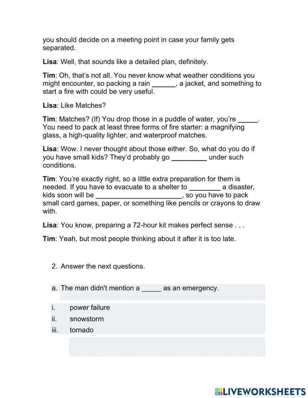 listening practice week 8