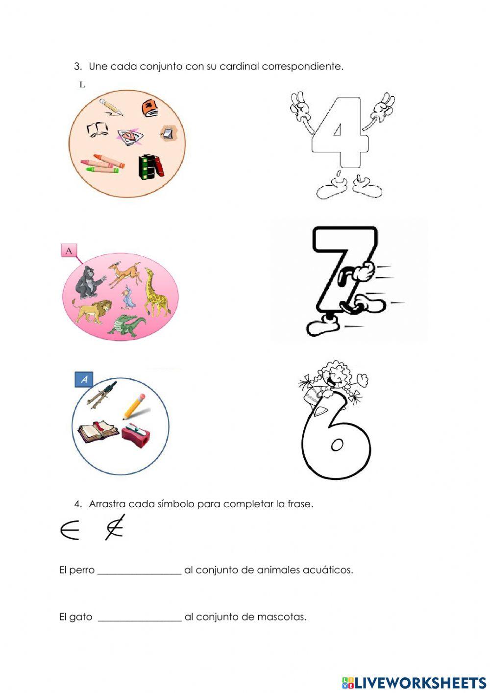 Evaluación de conjuntos