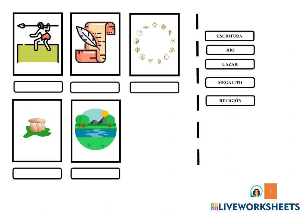 Prehistoria: vocabulario