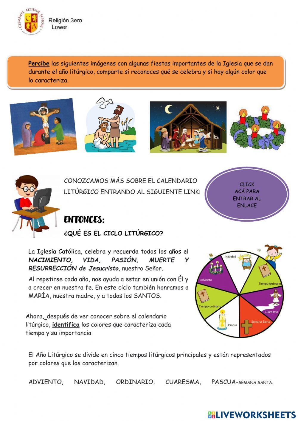 El calendario litúrgico