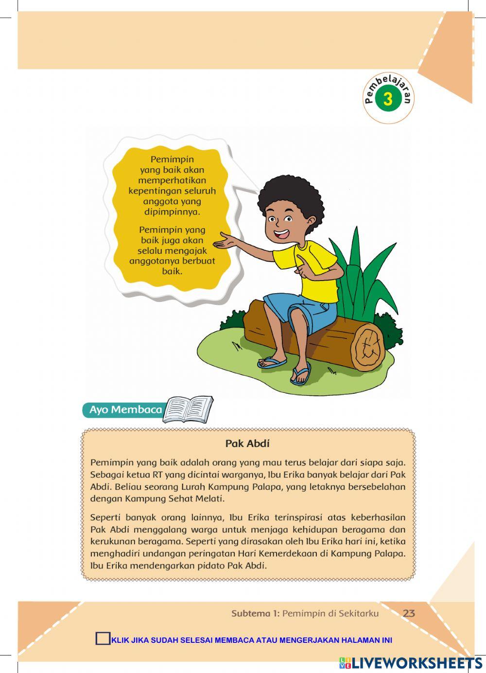 Tema 7 Sub Tema 1 Pembelajaran 3