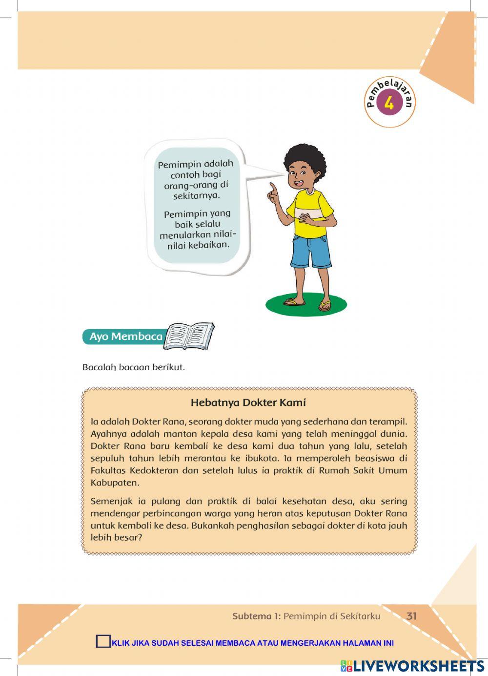 Tema 7 Sub Tema 1 Pembelajaran 4