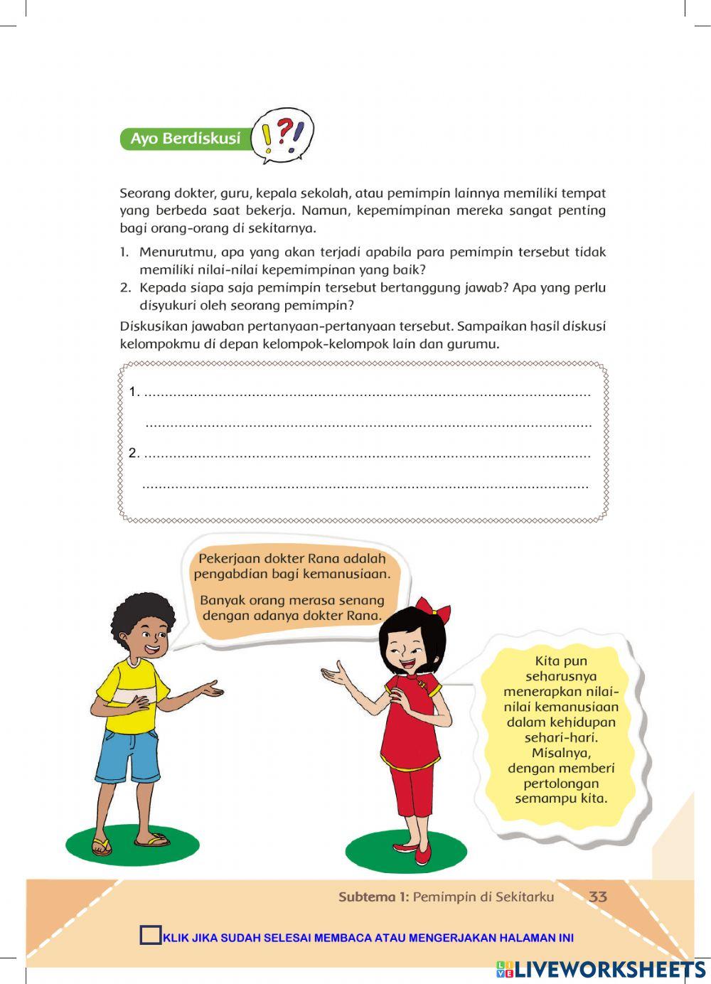 Tema 7 Sub Tema 1 Pembelajaran 4