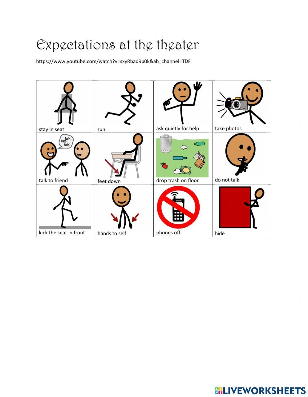 Expectations at the theater