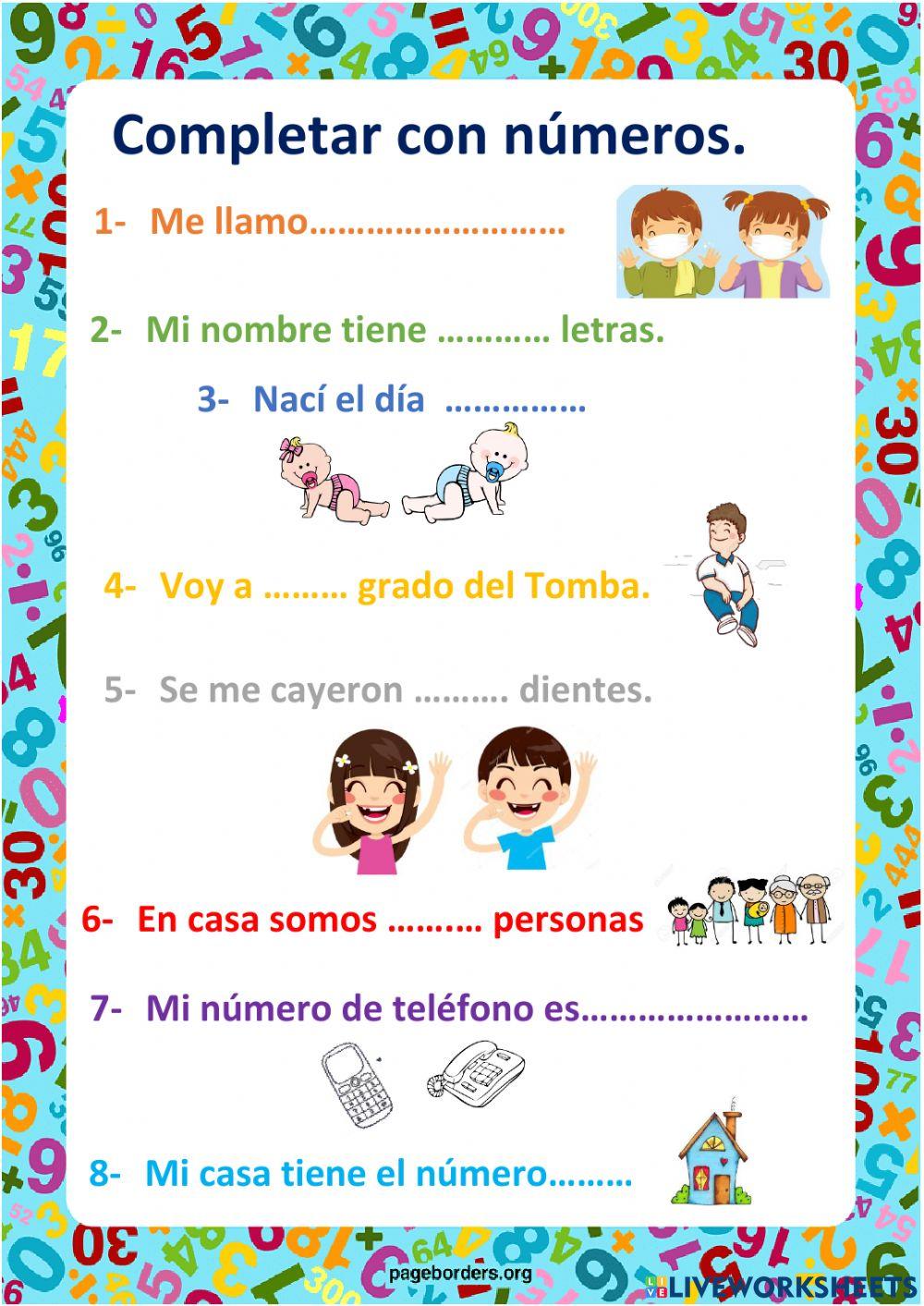 Números que nos rodean