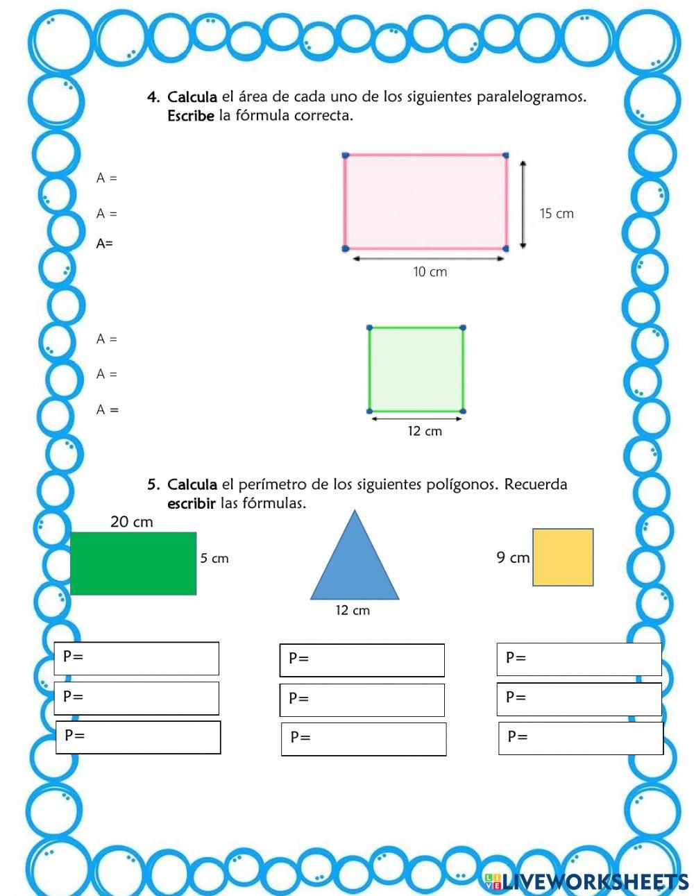 Repaso de Medida y Forma