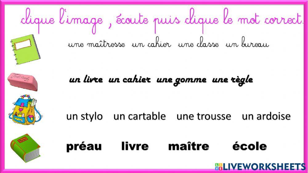 Vocabulaire module 2