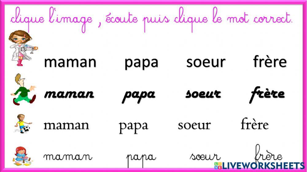 Vocabulaire module 2