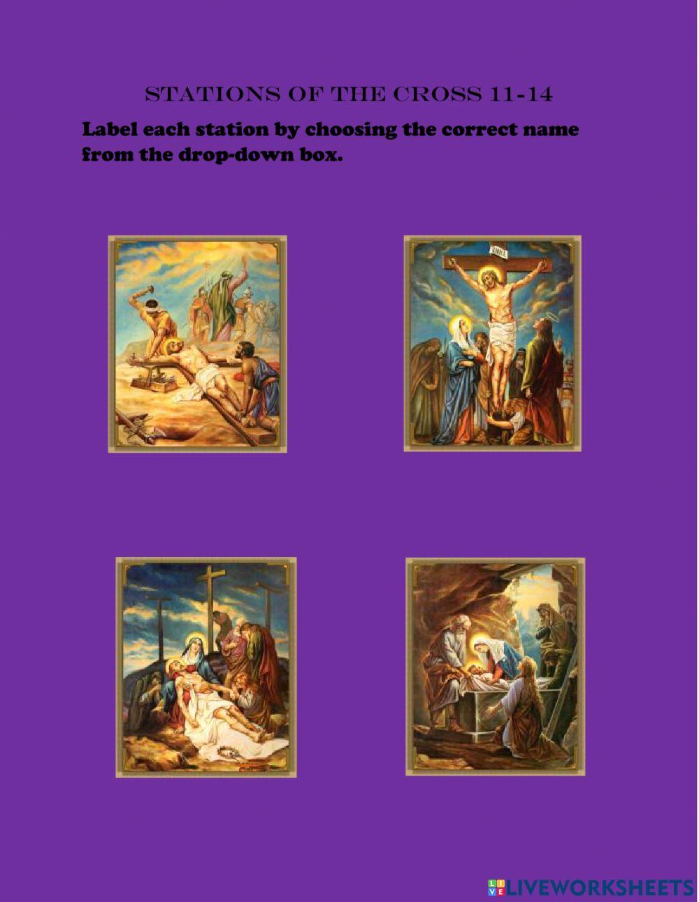Stations of the cross 11-14
