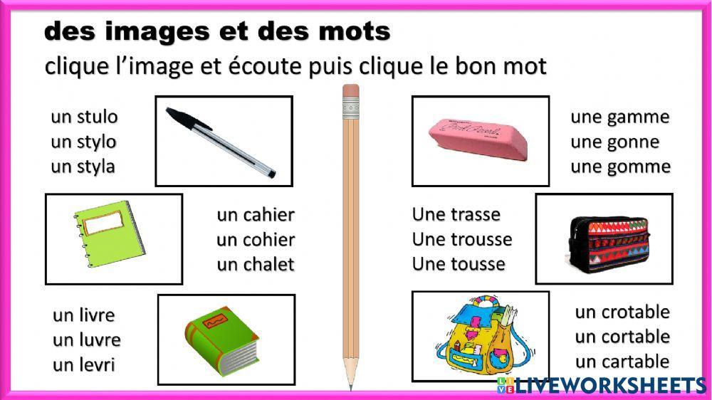 Vocabulaire module 2