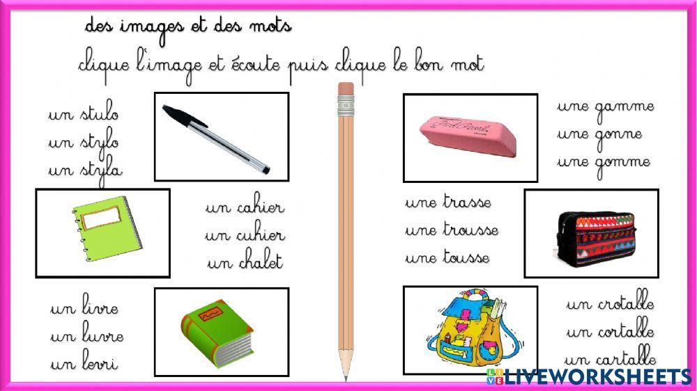 Vocabulaire module 2