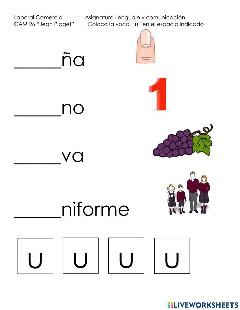 Vocal u en Laboral Comercio