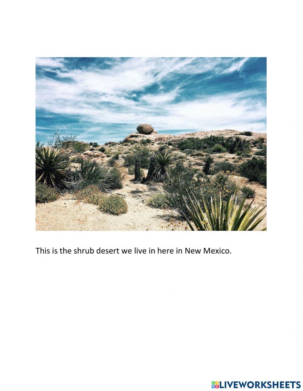 Desert Habitats Part 1