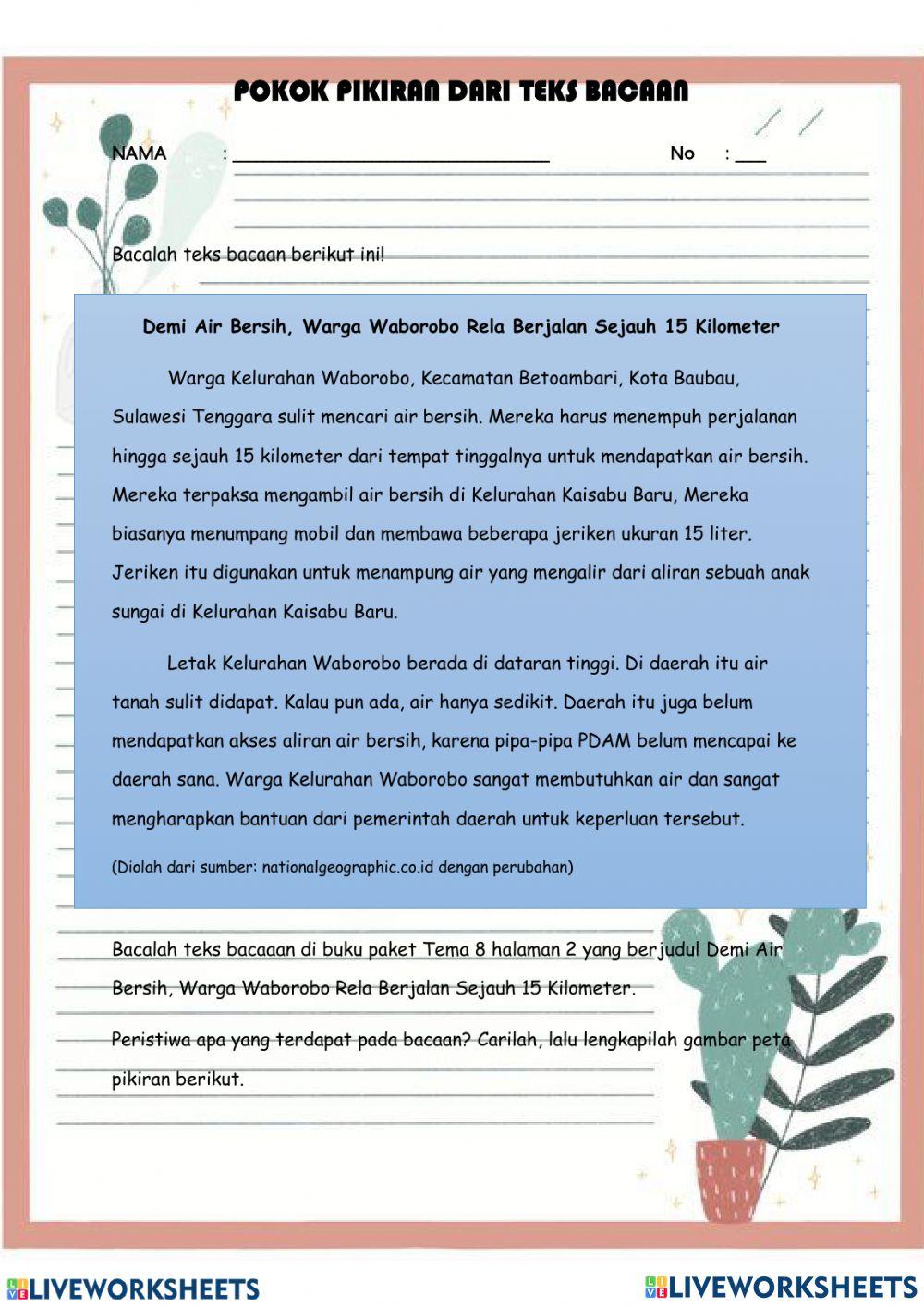 Bahasa Indonesia T8 ST1